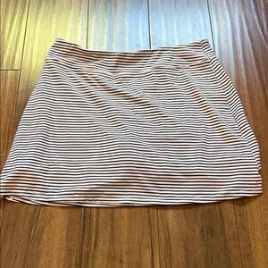 Striped Black and White Women's Skirt